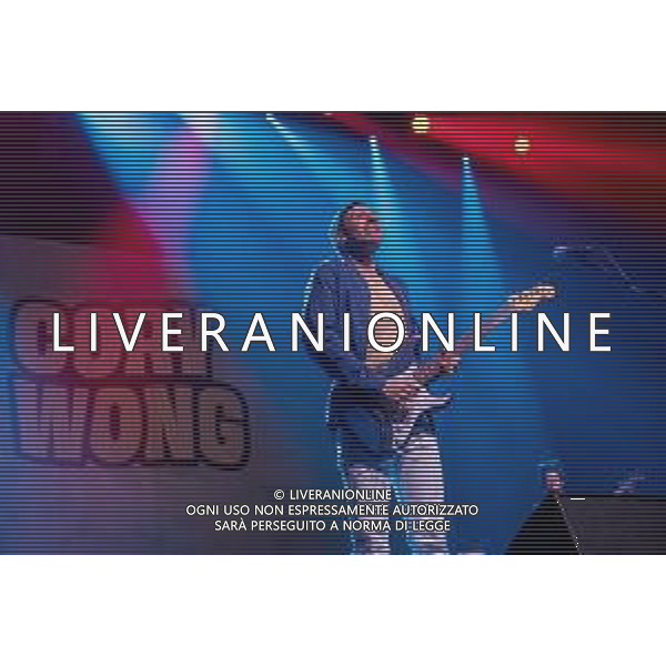 The American R&B guitarist, Cory Wong songs on a stage during his European Fall tour at Gran Teatro Morato in Brixia, Italy, on 9th April 2022 ©Roberto Tommasini / Ag. Aldo Liverani S.a.s.