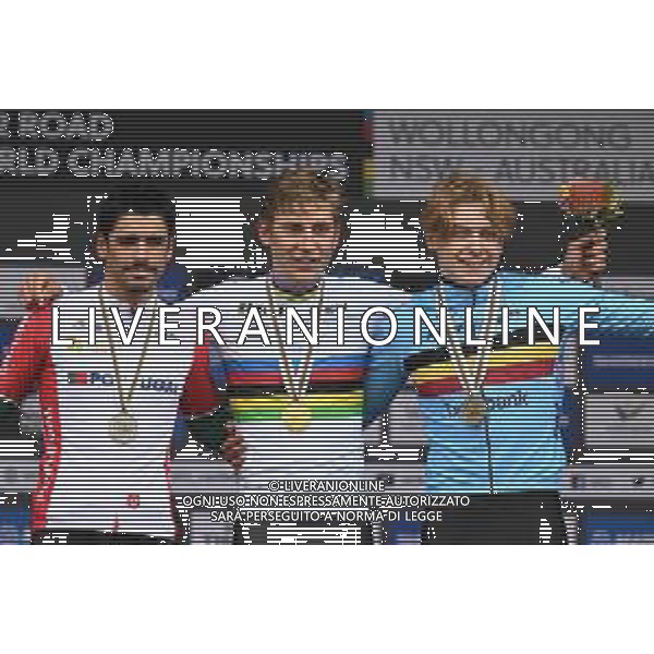 23-09-2022 World Championships Junior Men; 2022, Germany; 2022, Portogallo; 2022, Belgium; Herzog, Emil; Morgado, Antonio; Van Mechelen, Vlad; Wollongong; ©SIROTTI/AGENZIA ALDO LIVERANI SAS