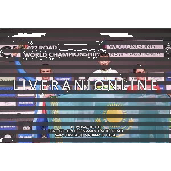 23-09-2022 World Championships U23; 2022, Astana - Qazaqstan; 2022, Repubblica Ceka; 2022, Uno - X; Fedorov, Yevgeniy; Vacek, Mathias; Waerenskjold, Soren; Wollongong; ©SIROTTI/AGENZIA ALDO LIVERANI SAS