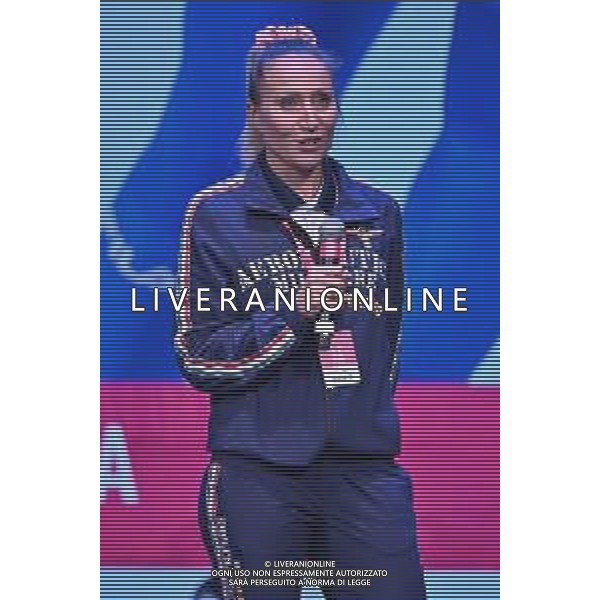 Festival dello Sport nella foto Francesca Lollobrigida pattinatrice di velocita\' su ghiaccio Trento 23-09-2022 Teatro Sociale Milano Cortina 2026 tutto il rosa dei Giochi foto Roberto Garavaglia/ag. Aldo Liverani sas