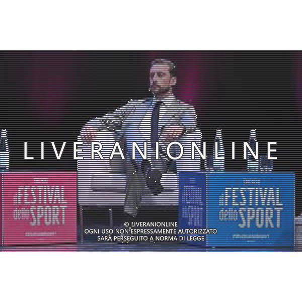 Festival dello Sport nella foto Claudio Marchisio Trento 23-09-2022 Teatro Sociale Bianco nero e azzurro, con Claudio Marchisio ex calciatore foto Roberto Garavaglia/ag. Aldo Liverani sas/AGENZIA ALDO LIVERANI SAS