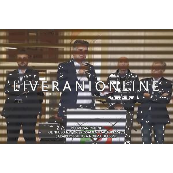 IMOLA 23 09 2022 PARTITO DEMOCRATICO CHIUSURA DELLA CAMPAGNA ELETTORALE NELLA FOTO DANIELE MANCA CANDIDATO PD PER IL SENATO DIETRO SINDACO MARCO PANIERI ANTONIO BORGHI E GENNARO MANCINO ©SANNA/AGENZIA ALDO LIVERANI SAS