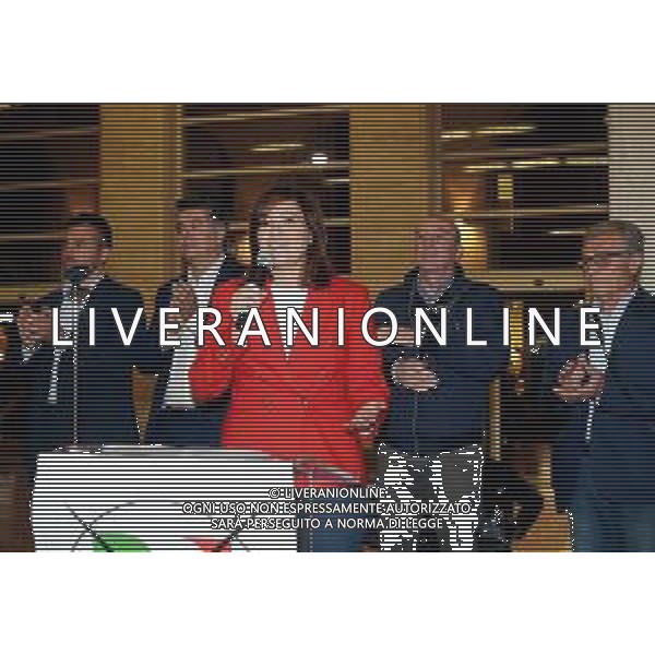 IMOLA 23 09 2022 PARTITO DEMOCRATICO CHIUSURA DELLA CAMPAGNA ELETTORALE NELLA FOTO FRANCESCA DEGLI ESPOSTI SEGRETARIA PD IMOLA DIETRO SINDACO MARCO PANIERI,DANIELE MANCA ANTONIO BORGHI ARTICOLO 1 E GENNARO MANCINO SOCIALISTI ©SANNA/AGENZIA ALDO LIVERANI SAS