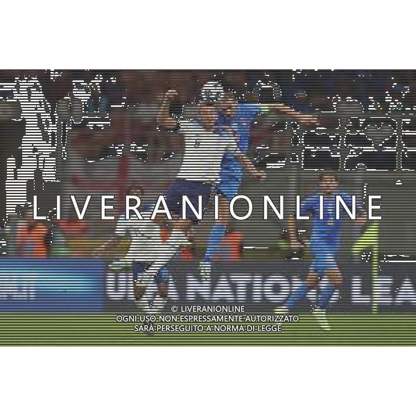 ITALIA - INGHILTERRA UEFA Nations League Gruppo C - 23/09/2022 - nella foto: Bonucci Leonardo(Italia) e kane harry ©Claudio Zamagni/Agenzia Aldo Liverani /AGENZIA ALDO LIVERANI SAS