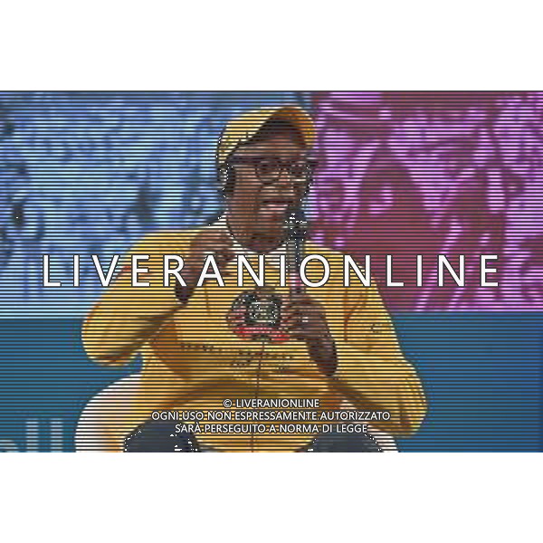 Festival dello Sport nella foto Bob Beamon Trento 24-09-2022 Sala Depero presso Palazzo Provincia Autonoma di Trento Bob Beamon il salto piu\' lungo, con Bob Beamon ex atleta foto Roberto Garavaglia/ag. Aldo Liverani sas/AGENZIA ALDO LIVERANI SAS