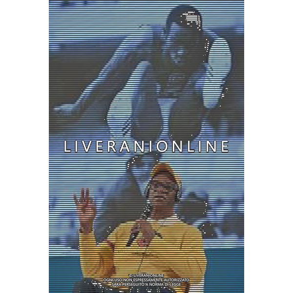 Festival dello Sport nella foto Bob Beamon Trento 24-09-2022 Sala Depero presso Palazzo Provincia Autonoma di Trento Bob Beamon il salto piu\' lungo, con Bob Beamon ex atleta foto Roberto Garavaglia/ag. Aldo Liverani sas/AGENZIA ALDO LIVERANI SAS