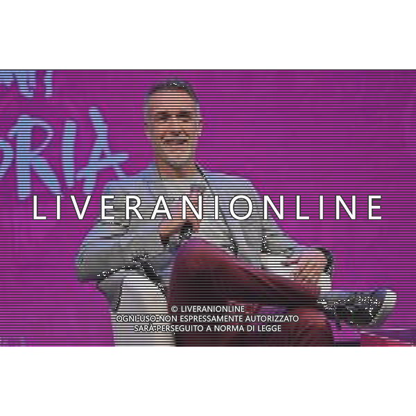 Festival dello Sport nella foto Gabriel Omar Batistuta Trento 24-09-2022 Auditorium Santa Chiara Batistuta e Zanetti forza Argentina, con Gabriel Omar Batistuta e Javier Zanetti ex calciatori foto Roberto Garavaglia/ag. Aldo Liverani sas/AGENZIA ALDO LIVERANI SAS