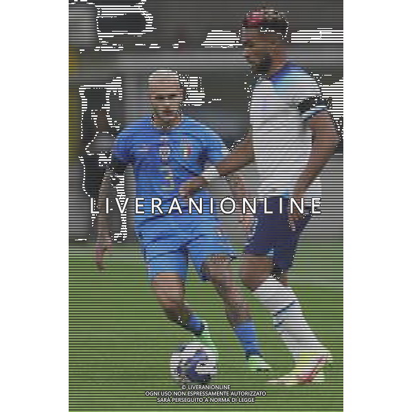 ITALIA - INGHILTERRA UEFA Nations League Gruppo C - 23/09/2022 - nella foto: Reece James(Inghilterra) Dimarco Federico ©Claudio Zamagni/Agenzia Aldo Liverani /AGENZIA ALDO LIVERANI SAS