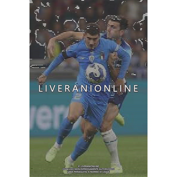 ITALIA - INGHILTERRA UEFA Nations League Gruppo C - 23/09/2022 - nella foto: Giovanni Di Lorenzo(Italia) Harry Maguire(Inghilterra) ©Claudio Zamagni/Agenzia Aldo Liverani /AGENZIA ALDO LIVERANI SAS