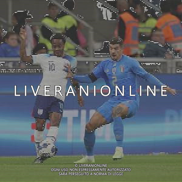 ITALIA - INGHILTERRA UEFA Nations League Gruppo C - 23/09/2022 - nella foto: Raheem Sterling(Inghilterra) Giovanni Di Lorenzo(Italia) ©Claudio Zamagni/Agenzia Aldo Liverani /AGENZIA ALDO LIVERANI SAS