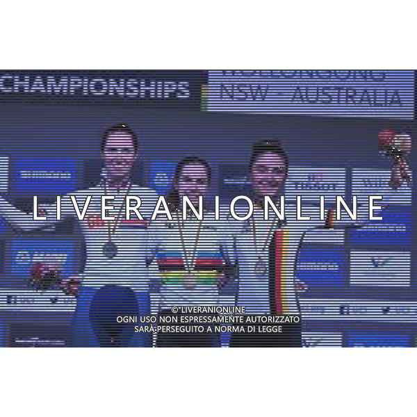 24-09-2022 World Championships U23 Women; 2022, New Zealand; 2022, Great Britain; 2022, Germany; Fisher Black, Niamh; Georgi, Pfeiffer; Bauernfeind, Ricarda; Wollongong; ©SIROTTI/AGENZIA ALDO LIVERANI SAS
