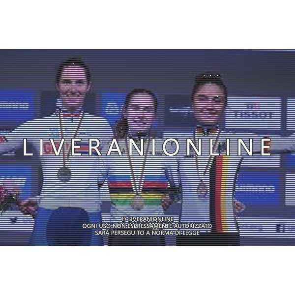 24-09-2022 World Championships U23 Women; 2022, New Zealand; 2022, Great Britain; 2022, Germany; Fisher Black, Niamh; Georgi, Pfeiffer; Bauernfeind, Ricarda; Wollongong; ©SIROTTI/AGENZIA ALDO LIVERANI SAS