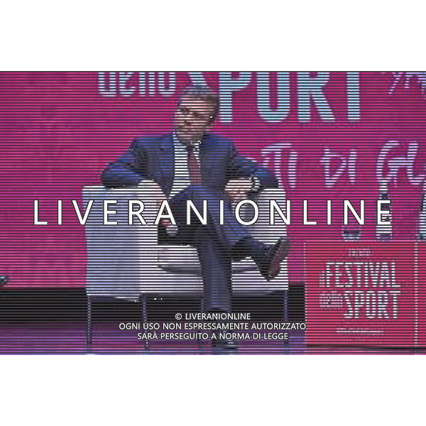 Festival dello Sport nella foto Lorenzo Casini presidente Lega Serie A Trento 24-09-2022 Teatro Sociale Gli stati generali del calcio italiano foto Roberto Garavaglia/ag. Aldo Liverani sas/AGENZIA ALDO LIVERANI SAS