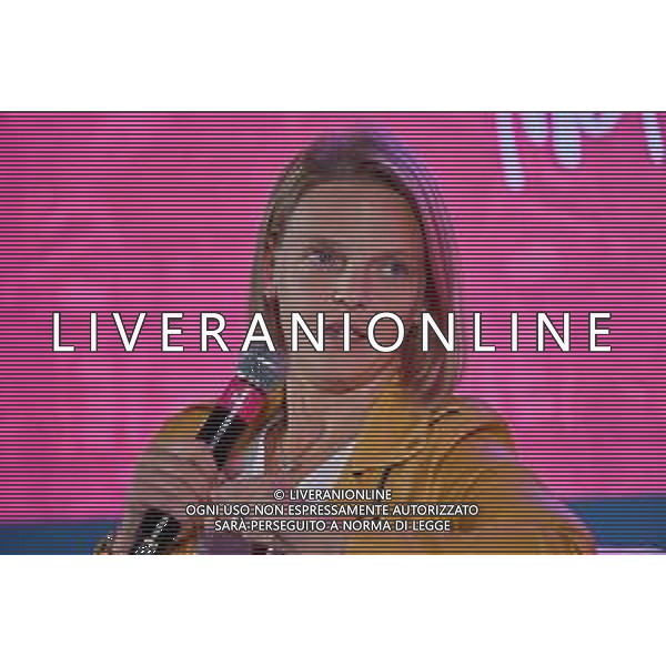 Festival dello Sport nella foto Arianna Fontana Trento 24-09-2022 Palazzo della Regione Fontana e Lobello la regina del ghiaccio, con Arianna Fontana pattinatrice di short track e Atnhony Lobello suo allenatore e marito foto Roberto Garavaglia/ag. Aldo Liverani sas/AGENZIA ALDO LIVERANI SAS