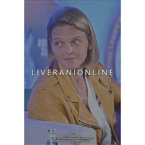 Festival dello Sport nella foto Arianna Fontana Trento 24-09-2022 Palazzo della Regione Fontana e Lobello la regina del ghiaccio, con Arianna Fontana pattinatrice di short track e Atnhony Lobello suo allenatore e marito foto Roberto Garavaglia/ag. Aldo Liverani sas/AGENZIA ALDO LIVERANI SAS