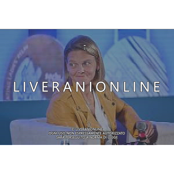 Festival dello Sport nella foto Arianna Fontana Trento 24-09-2022 Palazzo della Regione Fontana e Lobello la regina del ghiaccio, con Arianna Fontana pattinatrice di short track e Atnhony Lobello suo allenatore e marito foto Roberto Garavaglia/ag. Aldo Liverani sas/AGENZIA ALDO LIVERANI SAS