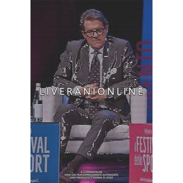 Festival dello Sport nella foto Fabio Capello Trento 24-09-2022 Teatro Sociale Capello e Cucinelli cucire il gioco, con Fabio Capello allenatore e commentatore TV e Brunello Cucinelli stilista e imprenditore foto Roberto Garavaglia/ag. Aldo Liverani sas/AGENZIA ALDO LIVERANI SAS