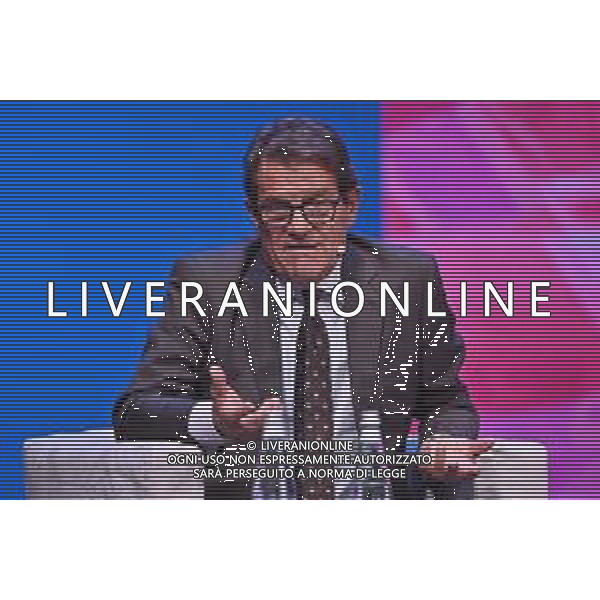 Festival dello Sport nella foto Fabio Capello Trento 24-09-2022 Teatro Sociale Capello e Cucinelli cucire il gioco, con Fabio Capello allenatore e commentatore TV e Brunello Cucinelli stilista e imprenditore foto Roberto Garavaglia/ag. Aldo Liverani sas/AGENZIA ALDO LIVERANI SAS