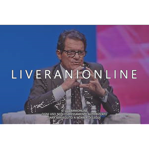 Festival dello Sport nella foto Fabio Capello Trento 24-09-2022 Teatro Sociale Capello e Cucinelli cucire il gioco, con Fabio Capello allenatore e commentatore TV e Brunello Cucinelli stilista e imprenditore foto Roberto Garavaglia/ag. Aldo Liverani sas/AGENZIA ALDO LIVERANI SAS