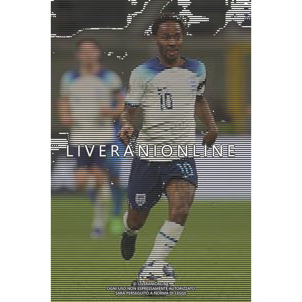ITALIA - INGHILTERRA UEFA Nations League Gruppo C - 23/09/2022 - nella foto: Raheem Sterling(Inghilterra) ©Claudio Zamagni/Agenzia Aldo Liverani