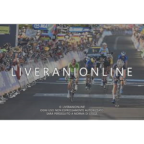 25-09-2022 World Championships Elite; 2022, Groupama - Fdj; 2022, Bahrain - Victorious; Madouas, Valentin; Polanc, Jan; Wollongong; foto stefano sirotti-ag aldo liverani sas