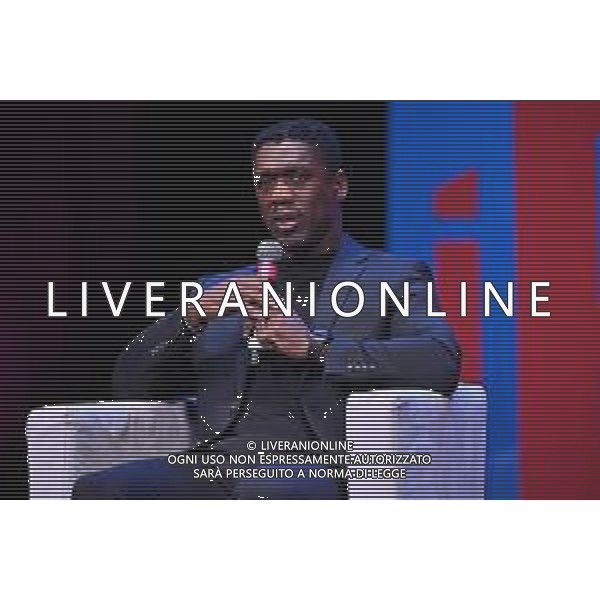 Festival dello Sport nella foto Clarence Seedorf Trento 24-09-2022 Teatro Sociale Clarence Seedorf il mio calcio libero, con Clarence Seedorf allenatore ed ex calciatore foto Roberto Garavaglia/ag. Aldo Liverani sas/AGENZIA ALDO LIVERANI SAS