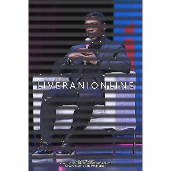 Festival dello Sport nella foto Clarence Seedorf Trento 24-09-2022 Teatro Sociale Clarence Seedorf il mio calcio libero, con Clarence Seedorf allenatore ed ex calciatore foto Roberto Garavaglia/ag. Aldo Liverani sas/AGENZIA ALDO LIVERANI SAS