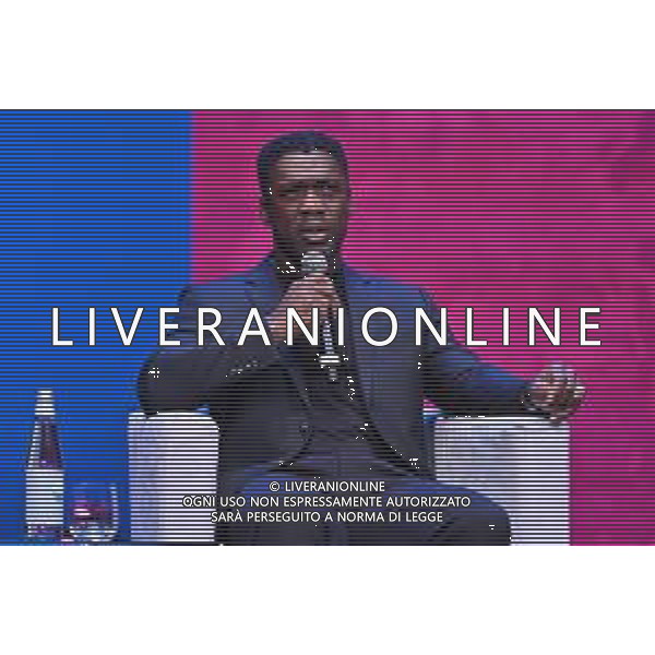 Festival dello Sport nella foto Clarence Seedorf Trento 24-09-2022 Teatro Sociale Clarence Seedorf il mio calcio libero, con Clarence Seedorf allenatore ed ex calciatore foto Roberto Garavaglia/ag. Aldo Liverani sas/AGENZIA ALDO LIVERANI SAS