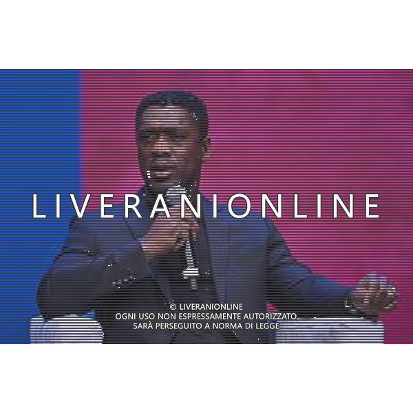 Festival dello Sport nella foto Clarence Seedorf Trento 24-09-2022 Teatro Sociale Clarence Seedorf il mio calcio libero, con Clarence Seedorf allenatore ed ex calciatore foto Roberto Garavaglia/ag. Aldo Liverani sas/AGENZIA ALDO LIVERANI SAS