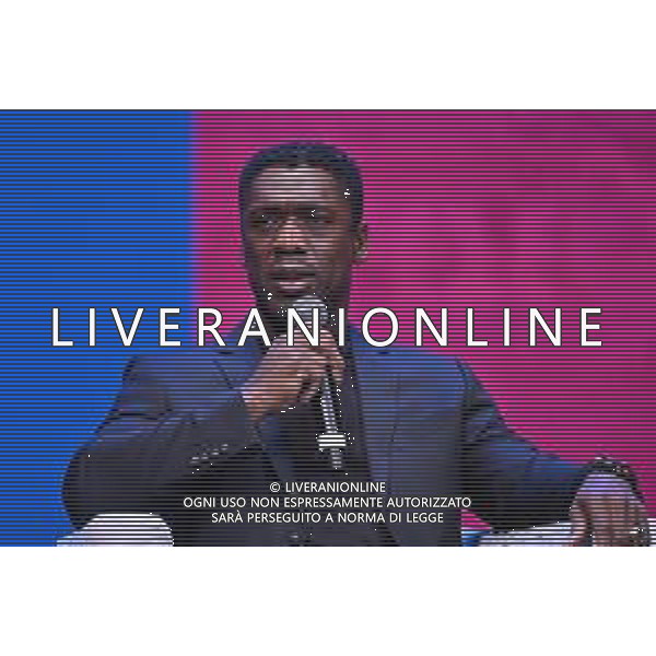 Festival dello Sport nella foto Clarence Seedorf Trento 24-09-2022 Teatro Sociale Clarence Seedorf il mio calcio libero, con Clarence Seedorf allenatore ed ex calciatore foto Roberto Garavaglia/ag. Aldo Liverani sas/AGENZIA ALDO LIVERANI SAS