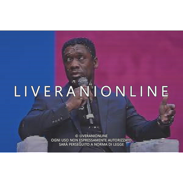 Festival dello Sport nella foto Clarence Seedorf Trento 24-09-2022 Teatro Sociale Clarence Seedorf il mio calcio libero, con Clarence Seedorf allenatore ed ex calciatore foto Roberto Garavaglia/ag. Aldo Liverani sas/AGENZIA ALDO LIVERANI SAS