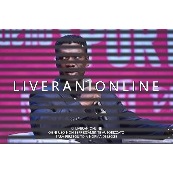 Festival dello Sport nella foto Clarence Seedorf Trento 24-09-2022 Teatro Sociale Clarence Seedorf il mio calcio libero, con Clarence Seedorf allenatore ed ex calciatore foto Roberto Garavaglia/ag. Aldo Liverani sas/AGENZIA ALDO LIVERANI SAS