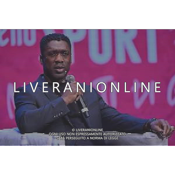 Festival dello Sport nella foto Clarence Seedorf Trento 24-09-2022 Teatro Sociale Clarence Seedorf il mio calcio libero, con Clarence Seedorf allenatore ed ex calciatore foto Roberto Garavaglia/ag. Aldo Liverani sas/AGENZIA ALDO LIVERANI SAS