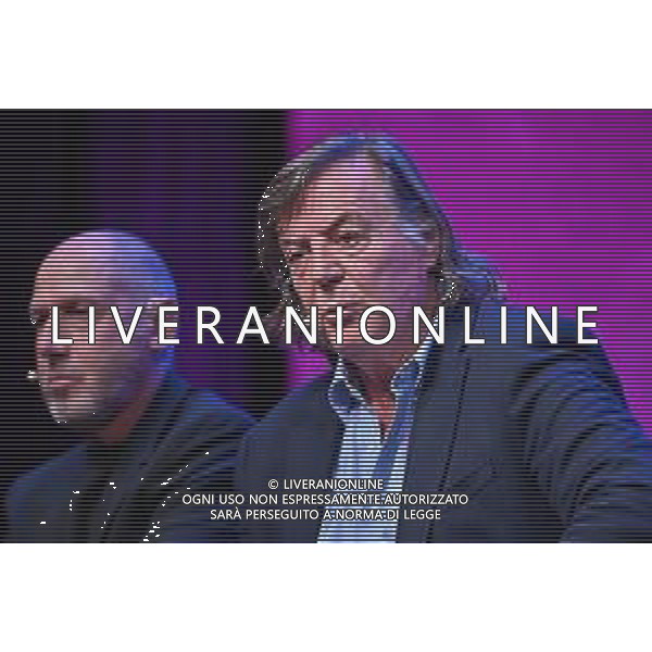 Festival dello Sport nella foto Adriano Panatta e sulla SX Corrado Barazzutti Trento 24-09-2022 Auditorium Santa Chiara Panatta Bertolucci e Barazzutti una squadra, con Adriano Panatta, Paolo Bertolucci e Corrado Barazzutti ex tennisti e vincitori della Coppa Davis nel 1976 foto Roberto Garavaglia/ag. Aldo Liverani sas/AGENZIA ALDO LIVERANI SAS