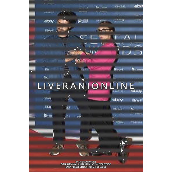 © TVRG Serial Awards - Festival delle Serie TV nella foto Edoardo Ferrario e Aurora Leone Milano 25-09-2022 Red carpet photocall in occasione del Serial Awards il Festival delle Serie TV foto Roberto Garavaglia/ag. Aldo Liverani sas/AGENZIA ALDO LIVERANI SAS