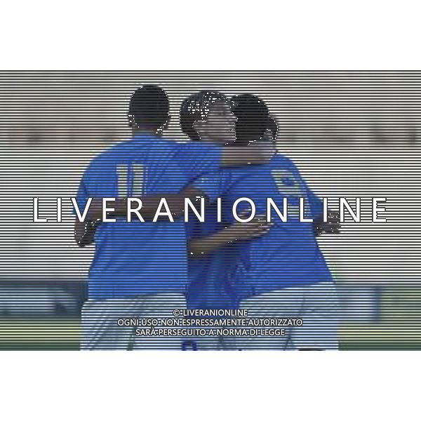 © TVRG Italia vs Svizzera nella foto esultanza Italia dopo il gol dell\'1 a 0 Varese 27-09-2022 Stadio Franco Ossola partita amichevole tra le nazionali Under20 foto Roberto Garavaglia/ag. Aldo Liverani sas