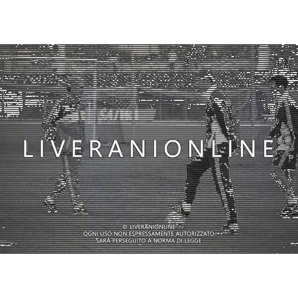 1992-1993 GENOVA PEGLI ALLENAMENTO GENOA CALCIO NELLA FOTO BRUNO GIORGI E JOHN VAN\'T SCHIP AG ALDO LIVERANI SAS