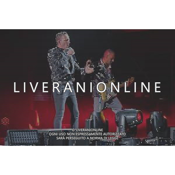 The Italian pop band of Moda’ on stage during their live performs at Arena di Verona, Italy, on 09 May 2022 ©Roberto Tommasini / Ag. Aldo Liverani Sas