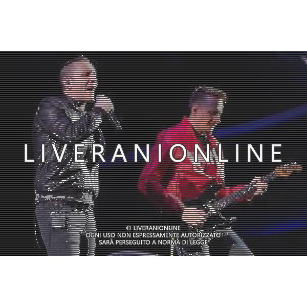 The Italian pop band of Moda’ on stage during their live performs at Arena di Verona, Italy, on 09 May 2022 ©Roberto Tommasini / Ag. Aldo Liverani Sas
