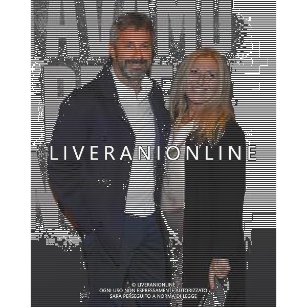 © TVRG Photocall film Milan nella foto Maurizio Ganz e Monica Trapani Milano 28-09-2022 Photocall in occasione della premiere del film Stavamo Bene Insieme, prima esclusiva produzione di DAZN per il cinema, che celebra una delle squadre di calcio piu\' forti di tutti i tempi: il Milan. Il docufilm ripercorre le tre finali di UEFA Champions League del Milan di Carlo Ancelotti foto Roberto Garavaglia/ag. Aldo Liverani sas