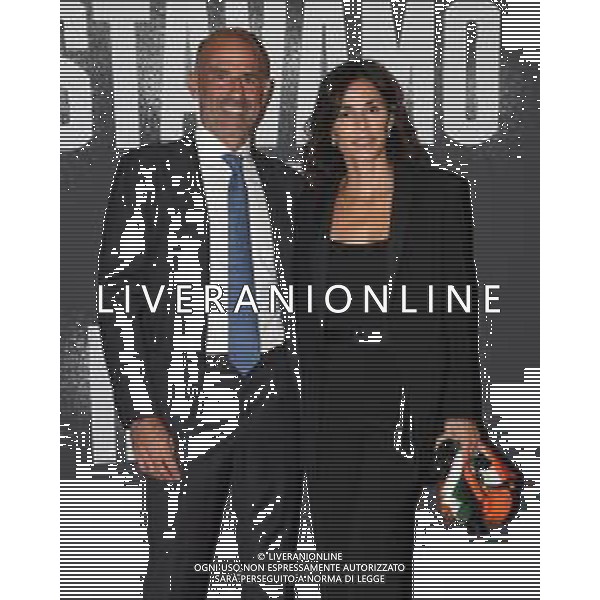 © TVRG Photocall film Milan nella foto Giuseppe Pancaro e Vincenza Cacace Milano 28-09-2022 Photocall in occasione della premiere del film Stavamo Bene Insieme, prima esclusiva produzione di DAZN per il cinema, che celebra una delle squadre di calcio piu\' forti di tutti i tempi: il Milan. Il docufilm ripercorre le tre finali di UEFA Champions League del Milan di Carlo Ancelotti foto Roberto Garavaglia/ag. Aldo Liverani sas