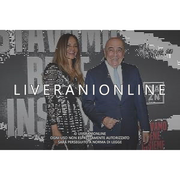 © TVRG Photocall film Milan nella foto Helga Costa e Adriano Galliani Milano 28-09-2022 Photocall in occasione della premiere del film Stavamo Bene Insieme, prima esclusiva produzione di DAZN per il cinema, che celebra una delle squadre di calcio piu\' forti di tutti i tempi: il Milan. Il docufilm ripercorre le tre finali di UEFA Champions League del Milan di Carlo Ancelotti foto Roberto Garavaglia/ag. Aldo Liverani sas