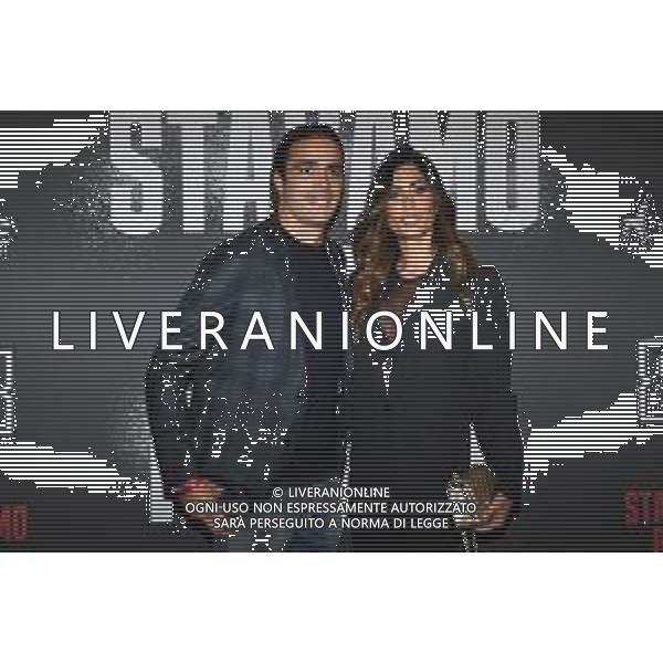 © TVRG Photocall film Milan nella foto Alessandro Matri e Federica Nargi Milano 28-09-2022 Photocall in occasione della premiere del film Stavamo Bene Insieme, prima esclusiva produzione di DAZN per il cinema, che celebra una delle squadre di calcio piu\' forti di tutti i tempi: il Milan. Il docufilm ripercorre le tre finali di UEFA Champions League del Milan di Carlo Ancelotti foto Roberto Garavaglia/ag. Aldo Liverani sas