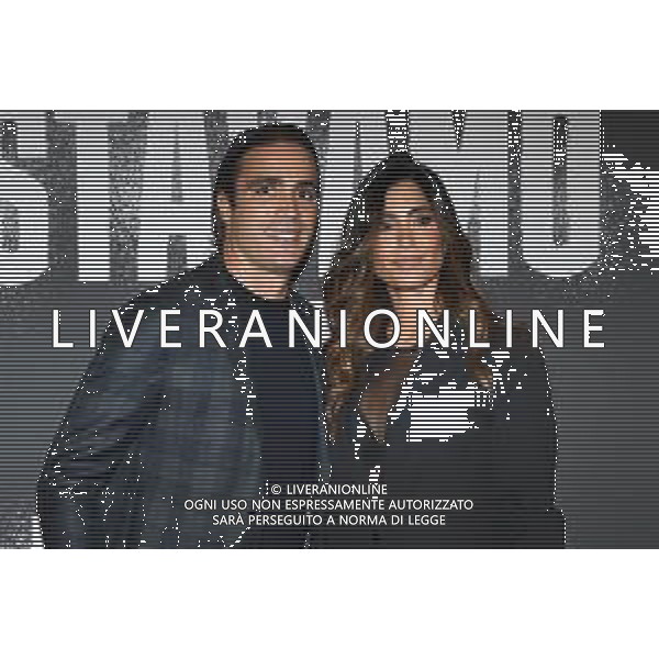 © TVRG Photocall film Milan nella foto Alessandro Matri e Federica Nargi Milano 28-09-2022 Photocall in occasione della premiere del film Stavamo Bene Insieme, prima esclusiva produzione di DAZN per il cinema, che celebra una delle squadre di calcio piu\' forti di tutti i tempi: il Milan. Il docufilm ripercorre le tre finali di UEFA Champions League del Milan di Carlo Ancelotti foto Roberto Garavaglia/ag. Aldo Liverani sas