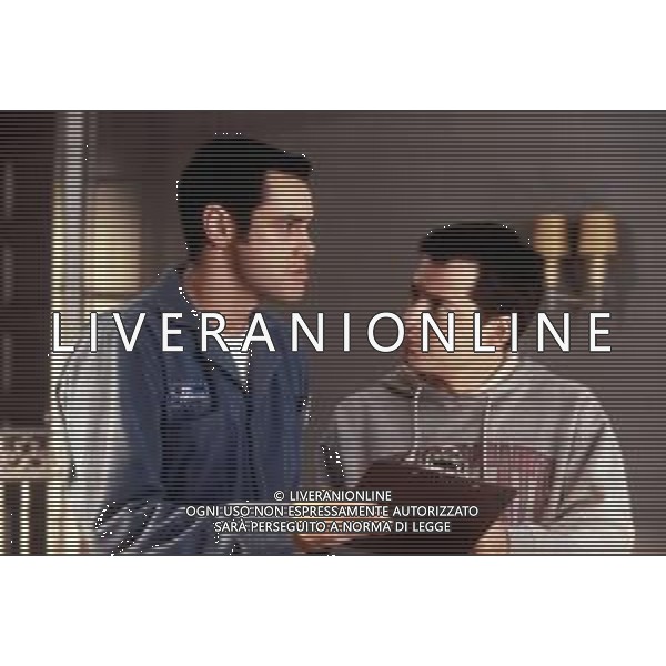 JIM CARREY ATTORE COMICO NELLA FOTO IN UNA SCENA DEL FILM \' IL ROMPISCATOLE \' NELL\'ANNO 1996 CON MATTHEW BRODERICK ARCHIVIO DFP / AGENZIA ALDO LIVERANI SAS