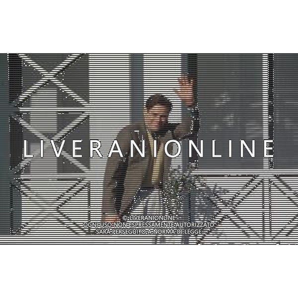 JIM CARREY ATTORE COMICO NELLA FOTO IN UNA SCENA DEL FILM \' THE TRUMAN SHOW \' NELL\'ANNO 1998 ARCHIVIO DFP / AGENZIA ALDO LIVERANI SAS