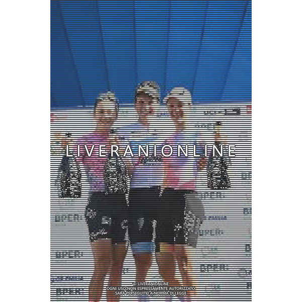01-10-2022 Giro Dell\'emilia Donne; 2022, Trek - Segafredo Women; 2022, Ef Education - Tibco Svb; 2022, Uae Adq; Longo Borghini, Elisa; Ewers, Veronica; Bertizzolo, Sofia; Bologna - San Luca; ©SIROTTI/AGENZIA ALDO LIVERANI SAS