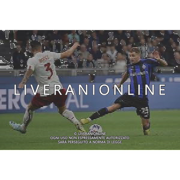 Nicolo\' Barella (Inter) Inter vs Roma Milano 01-10-2022 Stadio Giuseppe Meazza - San Siro Campionato Serie A TIM - 8a giornata foto Roberto Garavaglia/ag. Aldo Liverani sas/AGENZIA ALDO LIVERANI SAS