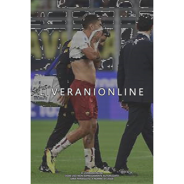 Paulo Dybala (Roma) esce infortunato Inter vs Roma Milano 01-10-2022 Stadio Giuseppe Meazza - San Siro Campionato Serie A TIM - 8a giornata foto Roberto Garavaglia/ag. Aldo Liverani sas/AGENZIA ALDO LIVERANI SAS