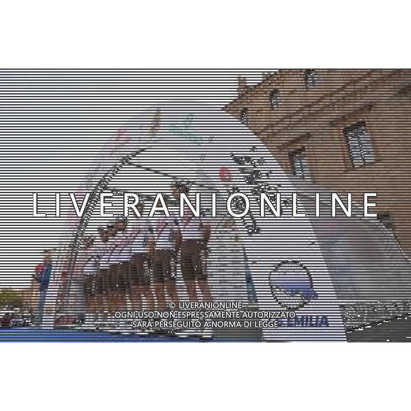 01-10-2022 Giro Dell\'emilia; 2022, Ag2r - Citroen; Carpi; ©SIROTTI/AGENZIA ALDO LIVERANI SAS